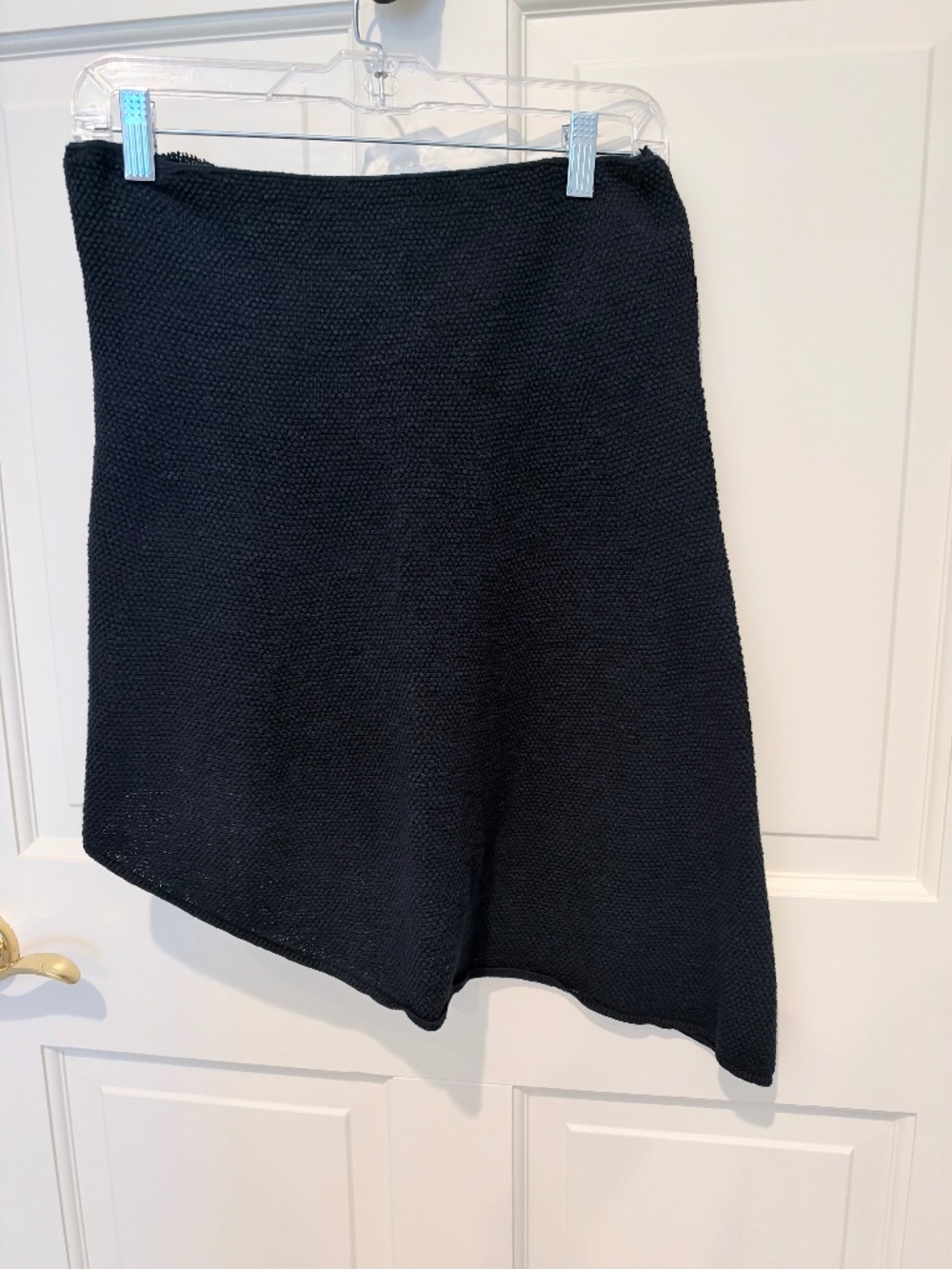 Free People Black Strapless Asymmetric Top | L